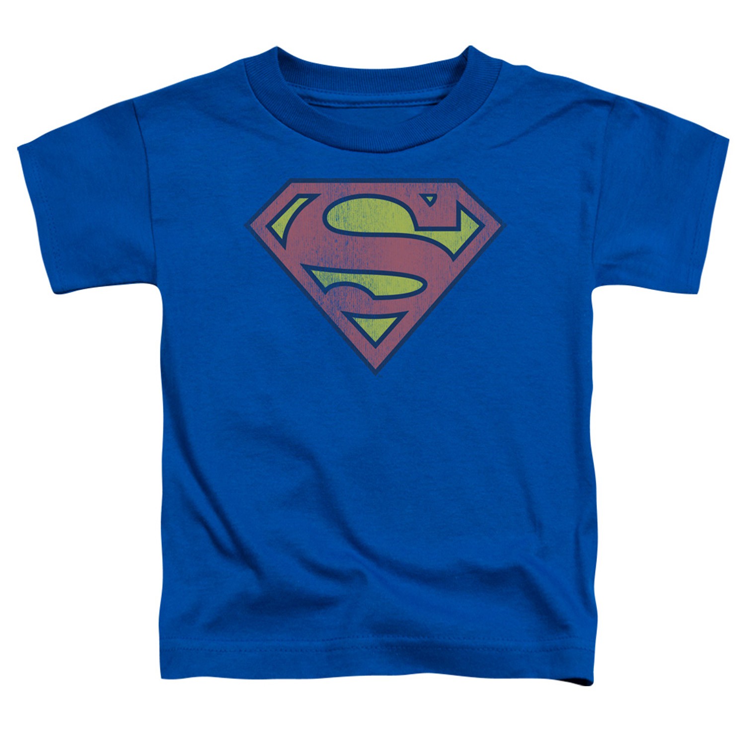 Superman Distressed Logo Toddlers Tshirt